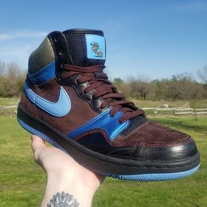 Nike SB Dunk Prem High Brown/Blue, 12.5